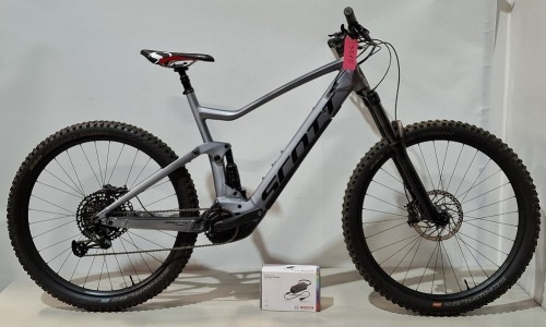 SCOTT GENIUS ERIDE 930 BIKE MODEL: 286505 SIZE: XL ORIG RRP &pound;4,599 GENIUS ERIDE ALLOY FRAME ROCKSHOX 35 SILVER TK 160MM FORK X-FUSION NUDE, 150MM, TWINLOC SRAM SX-NX EAGLE 12 SPEED BOSCH CX, UP TO 1125WH, POWERTUBE SHIMANO 4 PISTON DISC BRAKES SCHWALBE FO