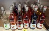 26 X BRAND NEW MIXED LA LIQUEUR DE MONINS IN VARIOUS FLAVOURS BLUE CURACAO , FRAISE , SAVEUR LITCHI , MANZANA VERDE ETC