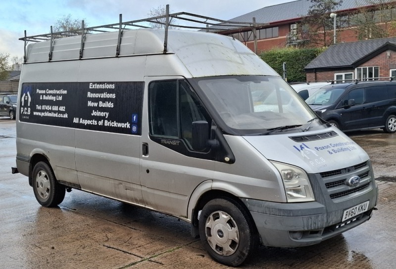 SILVER FORD TRANSIT 115 T350L RWD DIESEL PANEL VAN 2402CC FIRST REGISTERED 1/9/2010 REG : BV60KKU MILEAGE:159,771 WITH V5 MOT UNTIL 24/2/2026 2 KEYS