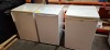 3 X PIECE MIXED LOT TO INCLUDE 1X HOTPOINT FIRST EDITION FREEZER - 1X IGNIS SMALL FRIDGE - 1X UNKNOWN WHITE FRIDGE