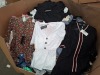 400 X MIXED CLOTHING LOT CONTAINING, PINK CLOTHE TOP IN WHITE IN SIZE 16UK, SMITH COLLECTION TURTLE NECK TOP IN PINK IN SIZE 20, ACTUEL TOP IN FLORAL IN SIZE MEDIUM, ETC, ( 1 PALLET BOX)