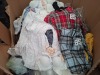 400 X MIXED CLOTHING LOT CONTAINING, COPPER ROSE BODYSUIT IN FLORAL YELLOW IN SIZE M/L, ORHANLI HOODIE IN PINK AND BLACK IN SIZE M, IN THE STYLE DRESS IN WHITE IN SIZE MEDIUM, ETC, (1 PALLET BOX)