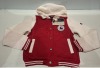 150 X CHILDRENS BRAVE SOUL JACKETS IN RED AND WHITE IN VARIOUS SIZES ( IN 5 BOXES)