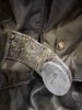 7 X J.XU COATS IN CHARCOAL IN SIZES, SMALL, MEDIUM AND LARGE (NOTE: LEATHER BUCKLE ON BACK OF COAT HAS DEGRADED SEE IMAGE) - 2