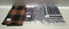 200 X BRAND NEW SCARFS IN VARIOUS COLOURS AND DESIGNS IN 2 BOXES