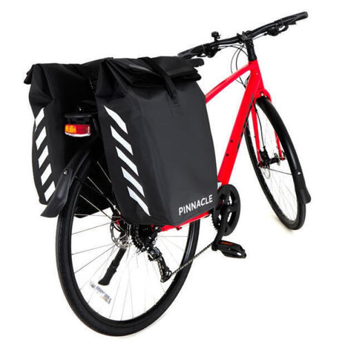 4 X BRAND NEW PINNACLE PANNIER PAIR CYCLING BAGS - ORIG RRP &pound;109.99 / PR (DISCOUNTED SINCE) TOTAL &pound;549.95 (NOTE - ONE BAG IS INSIDE THE OTHER FOR TRANSPORTATION PURPOSES)