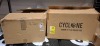 2 X PIECE BRAND NEW MIXED LOT TO INCLUDE 1X CYCLONE 6 INCH EC SILENT IN/OUT TAKE FAN - 1X 12 INCH INLINE FAN - 2
