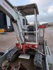 TAKEUCHI TB016 MINI EXCAVATOR YOM 2007, SER NO. 11613748 2647 HOURS WITH 4 BUCKETS ON A BRIAN JAMES TRAILERS CARGO ALL PLANT CLASS E TWIN AXLE TRAILER TYPE P-PLT-T-155-2 3500 KG CAPACITY OVERALL DIMENSIONS - 5 M LONG X 2.1 M WIDE WITH KEYS FOR BOTH EXCAVA - 9