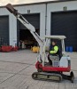 TAKEUCHI TB016 MINI EXCAVATOR YOM 2007, SER NO. 11613748 2647 HOURS WITH 4 BUCKETS ON A BRIAN JAMES TRAILERS CARGO ALL PLANT CLASS E TWIN AXLE TRAILER TYPE P-PLT-T-155-2 3500 KG CAPACITY OVERALL DIMENSIONS - 5 M LONG X 2.1 M WIDE WITH KEYS FOR BOTH EXCAVA - 15