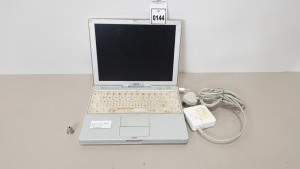 APPLE IBOOK LAPTOP 
MAC X 0/S 
- WITH CHARGER