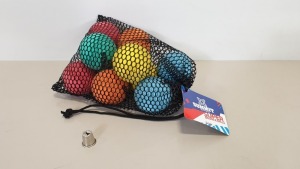40 X BRAND NEW SUMMIT 10 PK OF BOUNCY BALLS - IN 4 BOXES