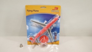 96 X BRAND NEW FLYING PLANE TOY - BATTERY IS INCLUDED - AIRTURKEY DESIGN (FPFP164BL) - IN 2 CARTONS - (ORIG RRP £15.00 EACH)