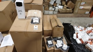 APPROXIMATELY 97,000 ITEMS CONTAINED ON ONE PALLET TO INCLUDE, 20,000 ROUND SINGLE POINTED BAMBOO SKEWER 10", 10,000 PLASTIC BLACK SPOONS, 1000 SPOONS, 6000 WHITE KNIVES, 10,000 BLACK COFFEE SPOONS, 10,000 200MM ROUND SINGLE SKEWER, 10,000 180MM ROUND SKE