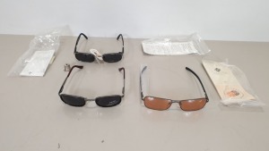 15 X ASSORTED BRAND NEW GENUINE POLICE SUNGLASSES (3 X S1388/7325)(2 X S2684/589Y)(10 X S2398/0718) - IN 3 BOXES