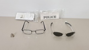 16 X ASSORTED BRAND NEW GENUINE POLICE SUNGLASSES (9 X S2752/0579)(7 X V2446/0531) - IN 2 BOXES