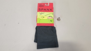 117 X BRAND NEW SPANX TOPLESS TROUSER SOCKS WITH NO LEG BAND IN GREY - SIZE FULLER CALF - RRP $1755.00