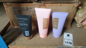 96 X ASSORTED LOT CONTAINING FERNE BLUSH OUD 200ML BODY WASH, MARIO FALCONE WET LOOK STYLING GEL (150ML) AND FERNE CAPRI 150ML BODY LOTION - IN ONE BOX