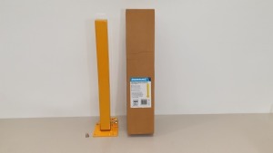 10 X BRAND NEW FOLD-DOWN PARKING SECURITY POSTS 560 X 120 MM (PADLOCK NOT SUPPLIED SUITS 10MM SHACKLE) (PROD CODE 377185) TRADE PRICE £26.68 EACH (EXC VAT) - PICK 10 SINGLES