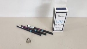 489 ITEMS OF 2TRUE PRODUCT COMPRISING: 399 X BRAND NEW 2TRUE TWIST N LINE EYE DEFINER SHADE NO.14 AND 90 X BRAND NEW 2TRUE UV GEL POLISH - RRP £1,199.00