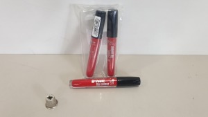 384 PIECES ASSORTED 2TRUE LOT CONTAINING 285 X BRAND NEW 2TRUE COLOUR DRENCH LIPSTICK SHADE NO.10 AND 99 X BRAND NEW PRO 8HR POWER LIP COLOUR ANGELINA. - RRP £960.00