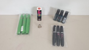 489 PIECE ASSORTED LOT CONTAINING 135 X BRAND NEW 2TRUE INSTANT VOLUME MASCARA SHADE NO.2, 63 X BRAND NEW PRO PAPARAZZI MASCARA SHADE NO.1, 168 X BRAND NEW 2TRUE SUPER CHARGED LIPSTICK AND 123 X BRAND NEW 2TRUE CRYSTAL NAIL POLISH SHADE NO.3. - RRP £1,167