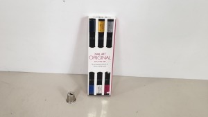 100 X BRAND NEW ORIGINAL NAIL ART 6PC PEN SET (6 AMAZING COLOURS IN 3 HANDY PENS) - IN ONE BOX - RRP £12.00 PER SET