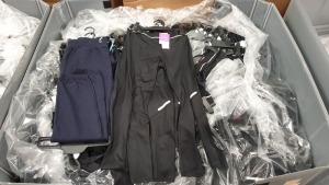 FULL PALLET OF 378 X BRAND NEW BLACK TESCO F & F SCHOOL BLACK LAYER BOTTOMS (TOTAL RRP £2646) SIZE 11-12 YEARS (NOTE PALLET JACKET NOT INCLUDED)