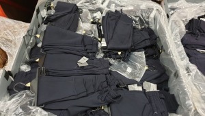 FULL PALLET OF 380 X 2 PACKS OF BRAND NEW NAVY BLUE TESCO F & F SCHOOL JOGGERS (TOTAL RRP £3800
) SIZE 7-8 YEARS (NOTE PALLET JACKET NOT INCLUDED)