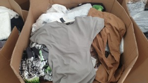 FULL PALLET OF CLOTHING IE MISS PRETTY WORLD DRESSES, KANGOL CHINOS/JEANS, SIZE BLOUSES, BOOHOO PETITE DRESS, AND VARIOUS OTHER TOPS, DRESSES, PANTS AND CLOTHING