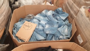 FULL PALLET OF DEBRANDED JEANS