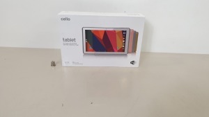 CELLO 10" QUAD CORE ANDROID TABLET, WITH 1GB RAM AND 16GB ROM FLASH - PLEASE NOTE TABLETS HAVE BEEN REFURBISHED BY CELLO