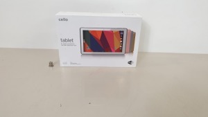 CELLO 10" QUAD CORE ANDROID TABLET, WITH 1GB RAM AND 16GB ROM FLASH - PLEASE NOTE TABLETS HAVE BEEN REFURBISHED BY CELLO