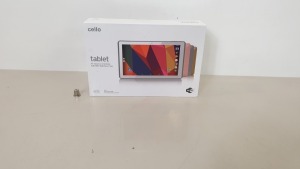 CELLO 10" QUAD CORE ANDROID TABLET, WITH 1GB RAM AND 16GB ROM FLASH - PLEASE NOTE TABLETS HAVE BEEN REFURBISHED BY CELLO