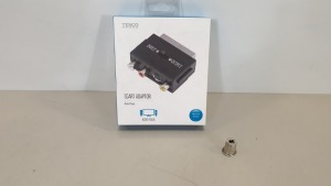 300 X BRAND NEW TESCO SCART ADAPTORS IN 15 CARTONS