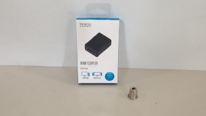 600 X BRAND NEW TESCO HDMI COUPLERS - IN 15 CARTONS