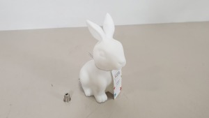 32 X GEORGE HOME RABBIT LIGHT - COLOUR CHANGING - TOTAL RRP £310.08 - IN 16 CARTONS