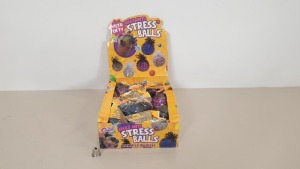 600 X ANTI STRESS BALLS - ASSORTED COLOURS- IN 50 CARTONS