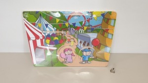 96 X EARLY LEARNING CARNIVAL DESIGN PUZZLES - IN 8 CARTONS