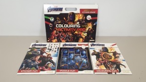 60 X BRAND NEW AVENGERS GIANT COLOURING PAD SET - IN 6 BOXES