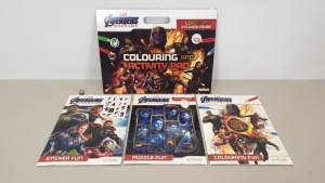 60 X BRAND NEW AVENGERS GIANT COLOURING PAD SET - IN 6 BOXES