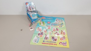 30 X BRAND NEW INDIVIDUALLY PACKAGED 12 PACK OF CHARM UNICORNS (6 GLOW IN THE DARK) - RRP £2 PER PIECE ( TOTAL RRP £720.00)