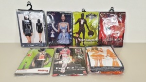 48 X BRAND NEW FANCY DRESS COSTUMES IE. SMIFFYS, FEVER - IN 2 CARTONS