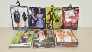 48 X BRAND NEW FANCY DRESS COSTUMES IE. SMIFFYS, FEVER - IN 2 CARTONS