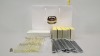 258 X INDIVIDUAL ITEMS / NAIL BEAUTY PACK CONSISTING OF 20 X 10ML BOTTLES OF CUTICLE OIL, 18 X NAIL SANDER BLOCKS (WITH 100 WIDE SPARE PADS, 100 SLIM SPARE PADS) PLUS 20 X LARGE EMERY BOARDS ALL IN A KEDMA CARRY BAG