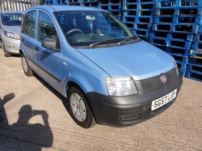 BLUE FIAT PANDA ACTIVE.Reg : SG57LUP, Mileage : 55320Details: PETROLWITH 2 KEYSENGINE SIZE 1108CCMOT EXPIRED 21/07/2020WITH LOG BOOK