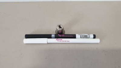 494 ITEMS OF 2TRUE PRODUCT COMPRISING: 216 X BRAND NEW 2TRUE EASY GLIDE KOHL PENCIL NO.16 WHITE AND 278 X BRAND NEW 2TRUE TWIST N LINE EYE DEFINER SHADE NO.10 - RRP £931.00