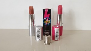 615 ITEMS OF 2TRUE PRODUCT COMPRISING: 159 X BRAND NEW 2TRUE COLOUR DRENCH LIPSTICK SHADE NO.7, 216 X BRAND NEW 2TRUE MATTE LIPSTICK SHADE NO.3 AND 240 X BRAND NEW 2TRUE SUPER CHARGED LIPSTICK. - RRP £1,415.00