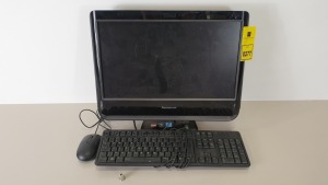 LENOVO C205 ALL IN ONE PC 18.5" LED SCREEN WINDOWS 7 500GB HARD DRIVE KEYBOARD & MOUSE