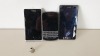 3 MOBILE PHONES 1 X BLACKBERRY Q10 SMART PHONE 1 X SONY Z-C6603 16GB SMART PHONE 1 X NOKIA LUMIA 920 32GB SMART PHONE - ONE CHARGER (FITS ALL)