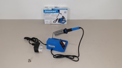 10 X BRAND NEW SILVERLINE SOLDERING STATIONS 5-48W (PROD CODE 245090) - TRADE PRICE £31.34 EACH (EXC VAT) IN 1 CARTON